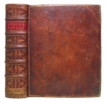 ANSON, GEORGE.  Walter, Richard; compiler. A Voyage Round the World, In the Years MDCCXL, I, II, III, IV.  1748